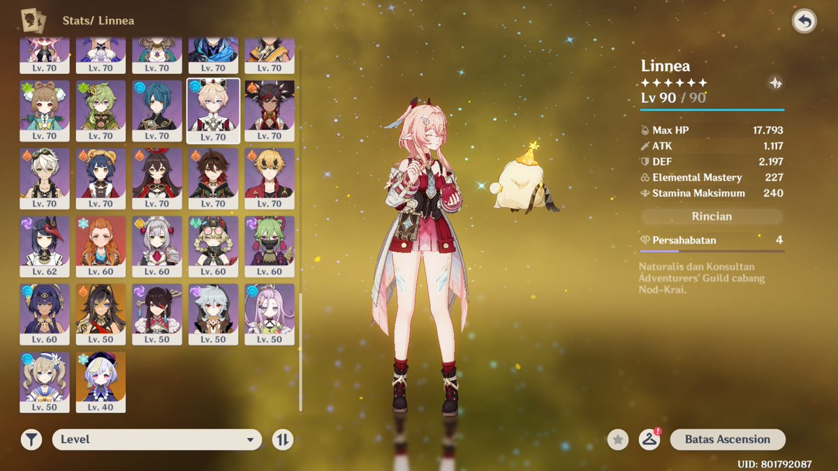 timelydrew's tweet photo. genshin details (untuk detail hsr dan zzz silahkan dm)

- mc lumine
- end game

karakter dan weapon sebagai berikut https://t.co/9R6DxvIVhR