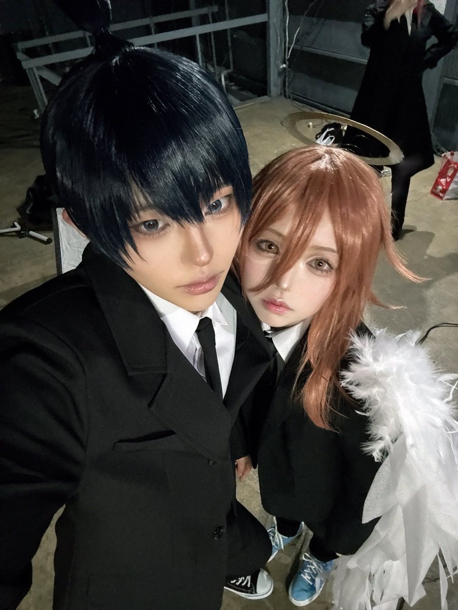 utena_tena's tweet photo. cos/csm
身長差完璧なｱｷと天使でニコニコした日 https://t.co/OfxWvsqM6h