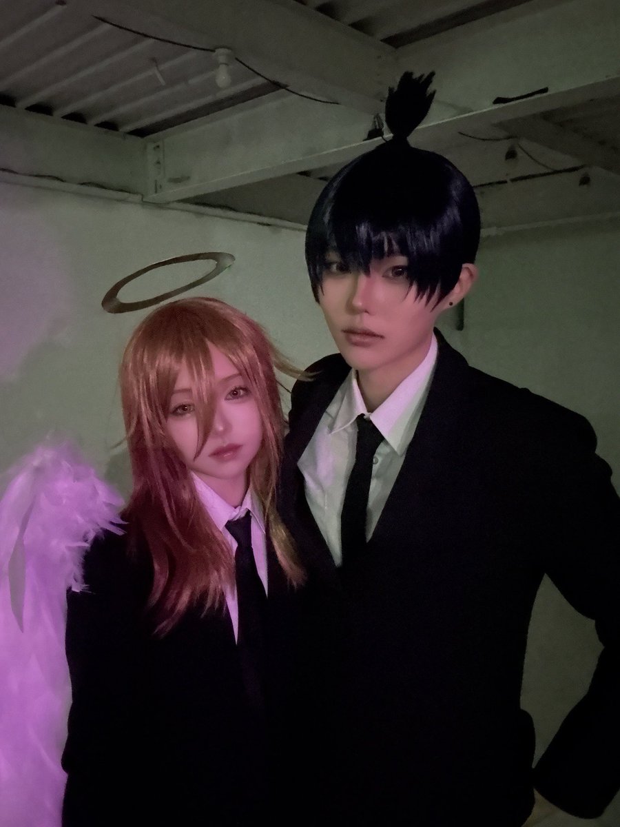 utena_tena's tweet photo. cos/csm
身長差完璧なｱｷと天使でニコニコした日 https://t.co/OfxWvsqM6h
