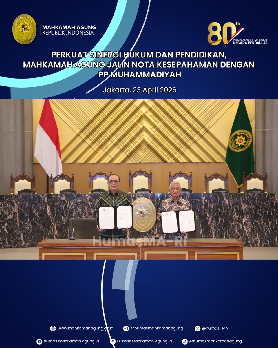 Humas Mahkamah Agung tweet media