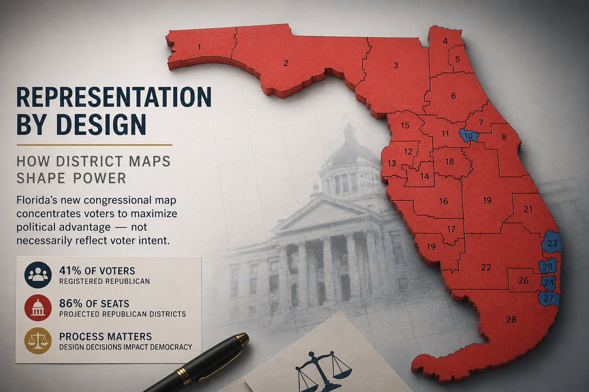 libovernoise's tweet photo. Votes don’t translate directly into power.

They’re filtered through structure.

District design shapes outcomes —
often more than preference itself.

#Elections #Policy #Governance

 https://t.co/LT9prBQQ4a https://t.co/8LORUKh7Ov