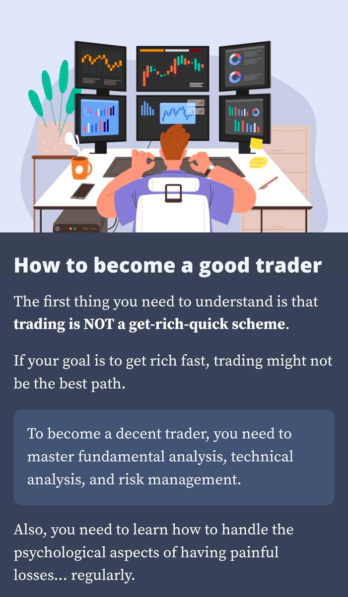 chartingninja's tweet photo. How to become a good trader https://t.co/HiMYfsbXi1