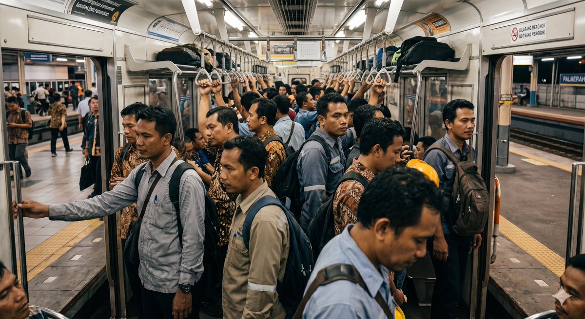 ilhamks's tweet photo. Announcer : perhatian bapak2, berdoa yang kenceng. sebuah lokomotif berkecepatan 100km/jam akan menabrak gerbong paling belakang ini. jangan kuatir... keluarga kita pasti kuat menerima...

#krl #tabrakankereta #angkut # https://t.co/VASUowAwgY