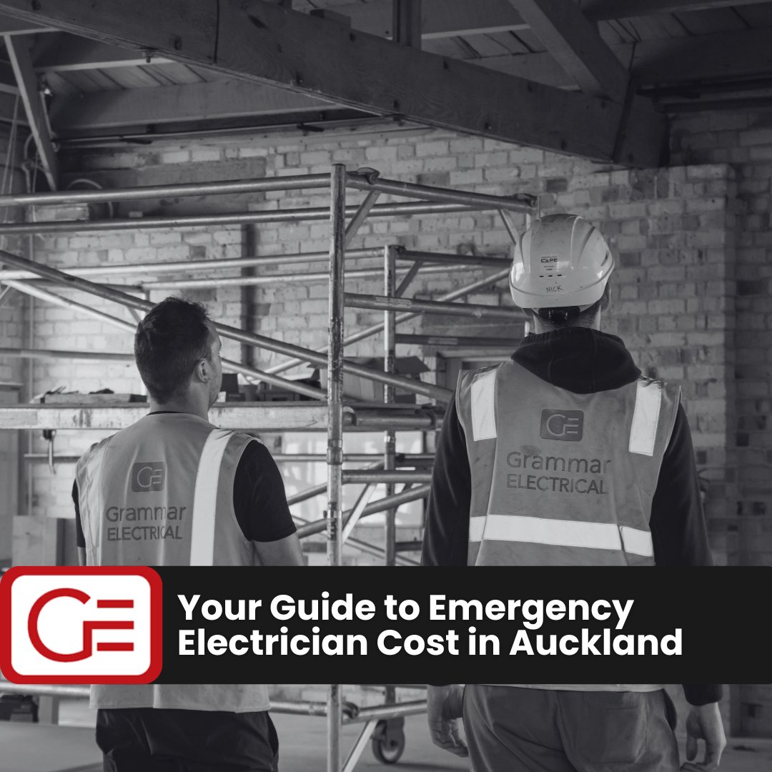 GElectricalNZ's tweet image. What affects emergency electrician cost in NZ homes?

Call-outs start from $490, covering the first 3 hours of labour, plus call-out, travel &amp;amp; health &amp;amp; safety.

Schedule your service: grammarelectrical.co.nz/emergency-elec…

#EmergencyElectricianCost #EmergencyElectricianNZ #ElectricalSafety
