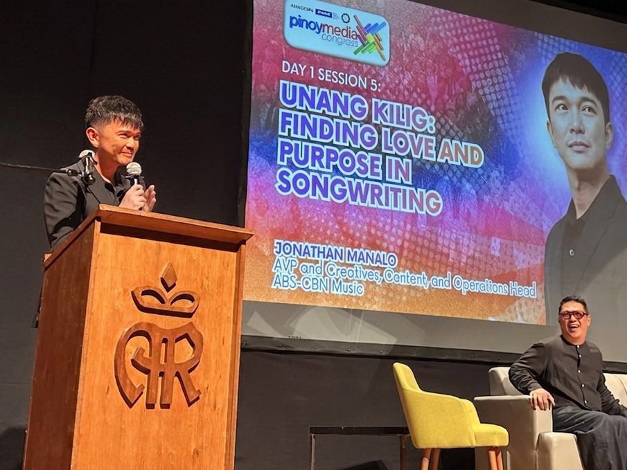 JonathanManalo's tweet image. Speaker duties earlier today for Day 1 of #PinoyMediaCongress2026 at the Assumption College San Lorenzo📍

We shared current music industry trends and key insights, along with the story behind BINI’s music journey toward internationalization.🌸🌏🎶

#ABSCBN ♥️❤️💙 #ABSCBNMusic