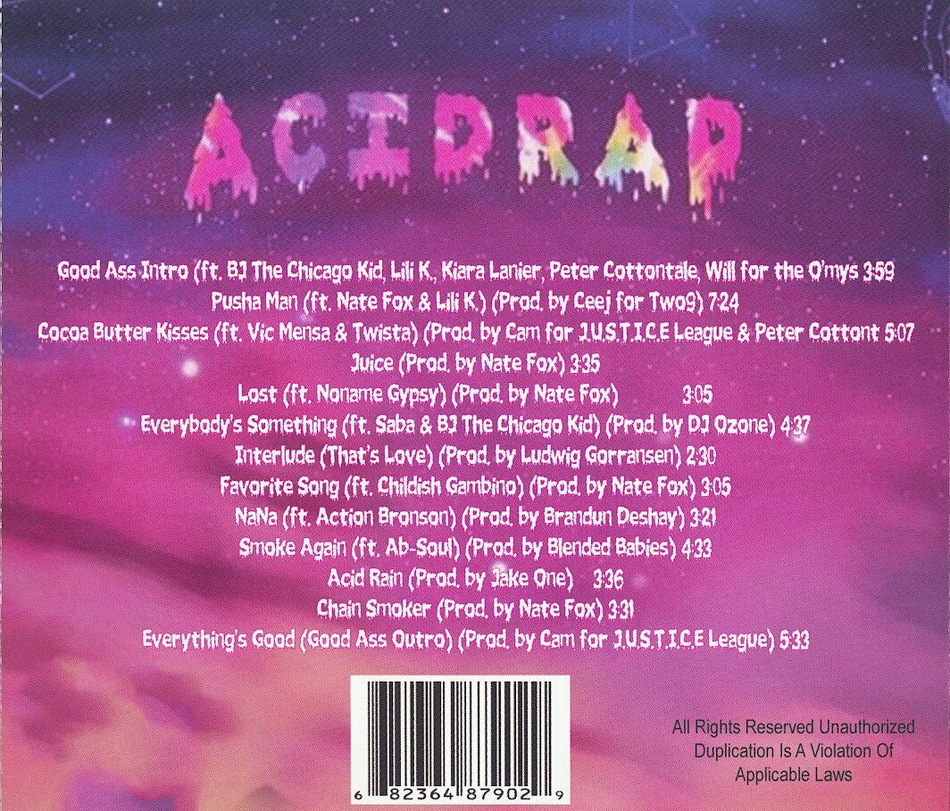 Kurrco's tweet image. 13 years ago today, Chance The Rapper released his mixtape ‘Acid Rap’ 💿

Favorite tracks on the project?