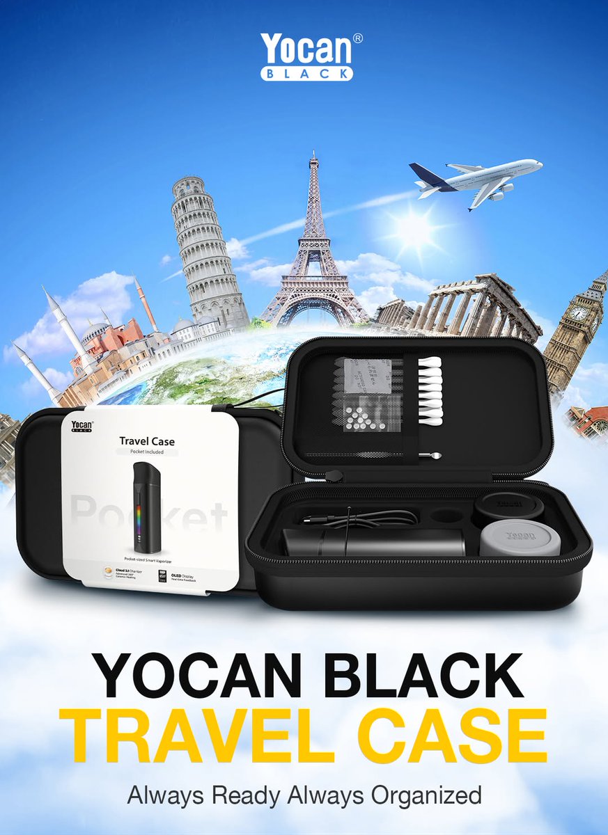 kiana82233's tweet image. Always Ready, Always Organized🚗🚅🛫🌎

Are you interested in bringing Yocan Black Pocket Full Travel Kit to your market? 

📥Feel free to contact us anytime.

#yocan #yocanblack #pocket #yocanblackpocket #yocanblacktravelcase #trip #case #kit