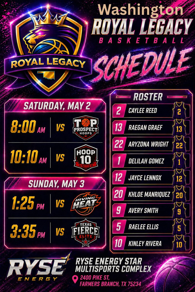 Oklahoma Royal Legacy Basketball Club tweet media