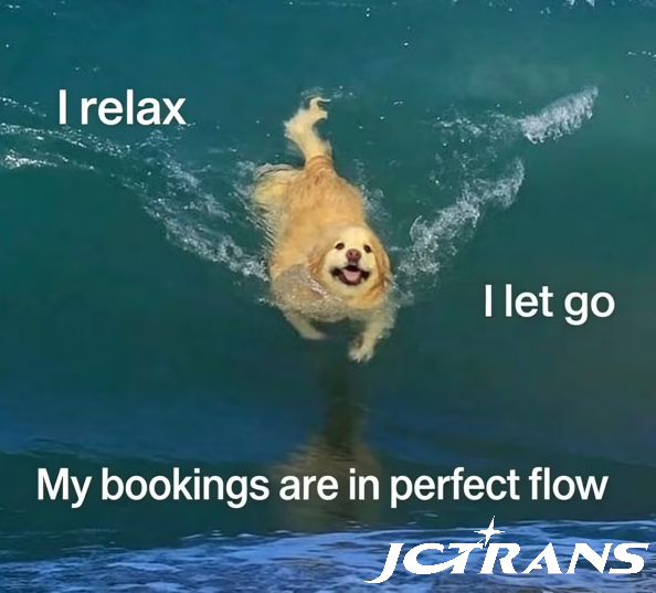 JCtransJCtrans's tweet image. When the shipments move smooth… and you finally breathe. 🌊🐶

#LogisticsLife #FreightForwarding #SmoothOperations
