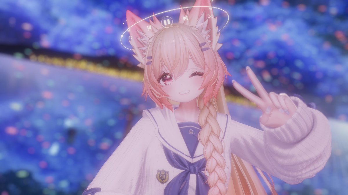 夜桜ねこ。 tweet media