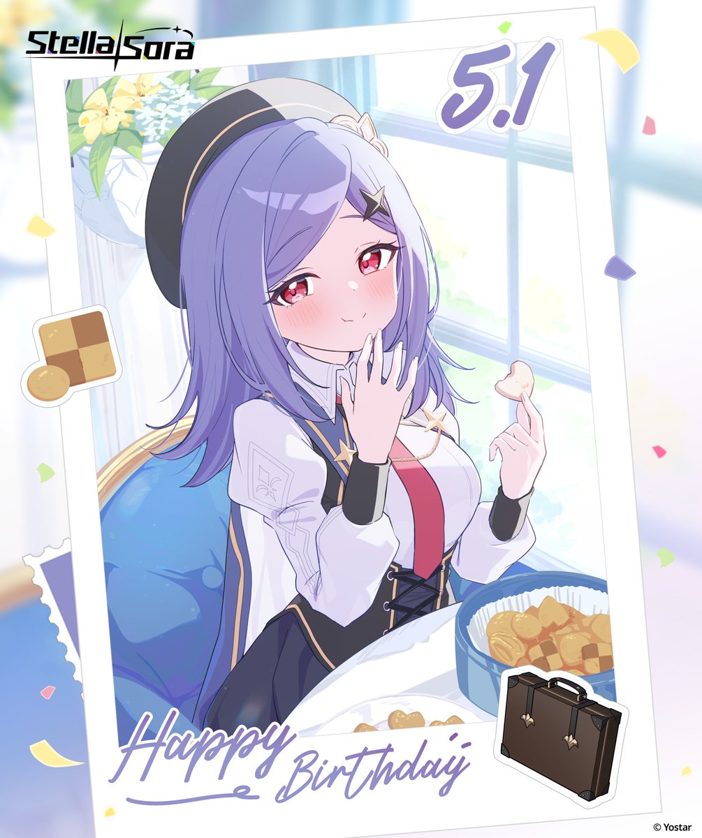 StellaSoraEN's tweet photo. 🎂 Trekker Birthday Log | Iris

Ugh... I can't believe how delicious this cookie is...

Thank you for bringing me to this cookie shop! I'll always remember this taste!

#StellaSora #Yostar #TrekkerBirthdayLog https://t.co/PwY3hFPROy