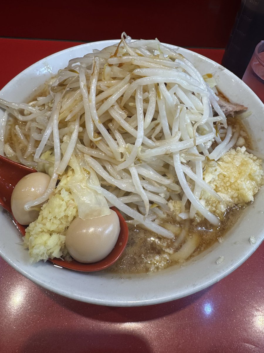 sun121209's tweet photo. 二郎@西台
小　ニンニク　しょうが半分うずら
麺ふわふわであっという間に無くなった
二郎を満喫できました
ごちそうさまでした https://t.co/JKzl1CqrcO