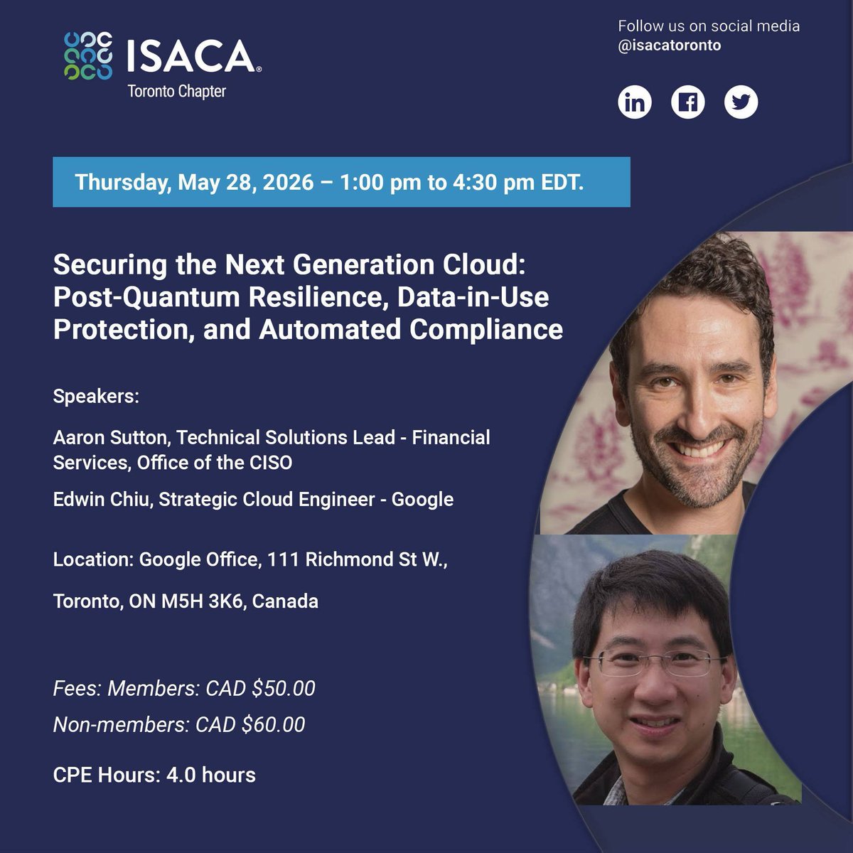 ISACA Toronto tweet media