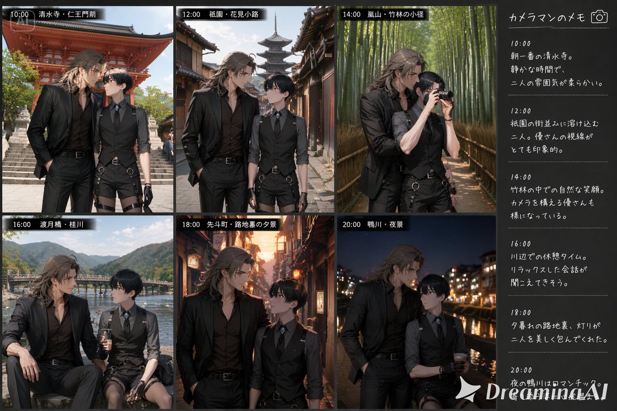 teshio_k's tweet image. 旅行のポートレート撮影を@capcutapp_jp #CupCut のGPTimage2にしてもらってそのままvlog動画にしてとお願いしたら、ちゃんと動画になってた。
歌詞投げたらうまくいくかな……