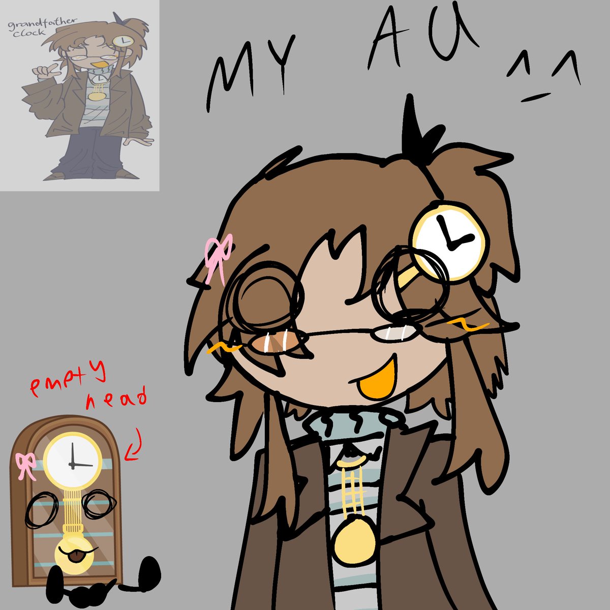Freya__187's tweet image. Grandfather clock in weird eyes

(My AU) 

#rftk #raceforthekeys