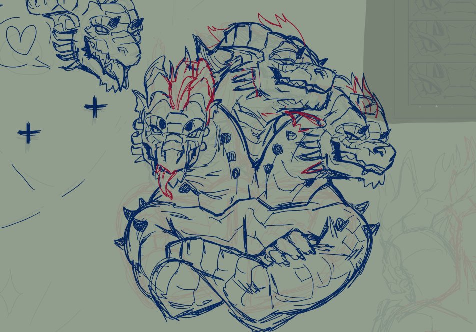 Nx6Art's tweet photo. 3 heads are better than one :P :D :D https://t.co/6GSpPzoVuV
