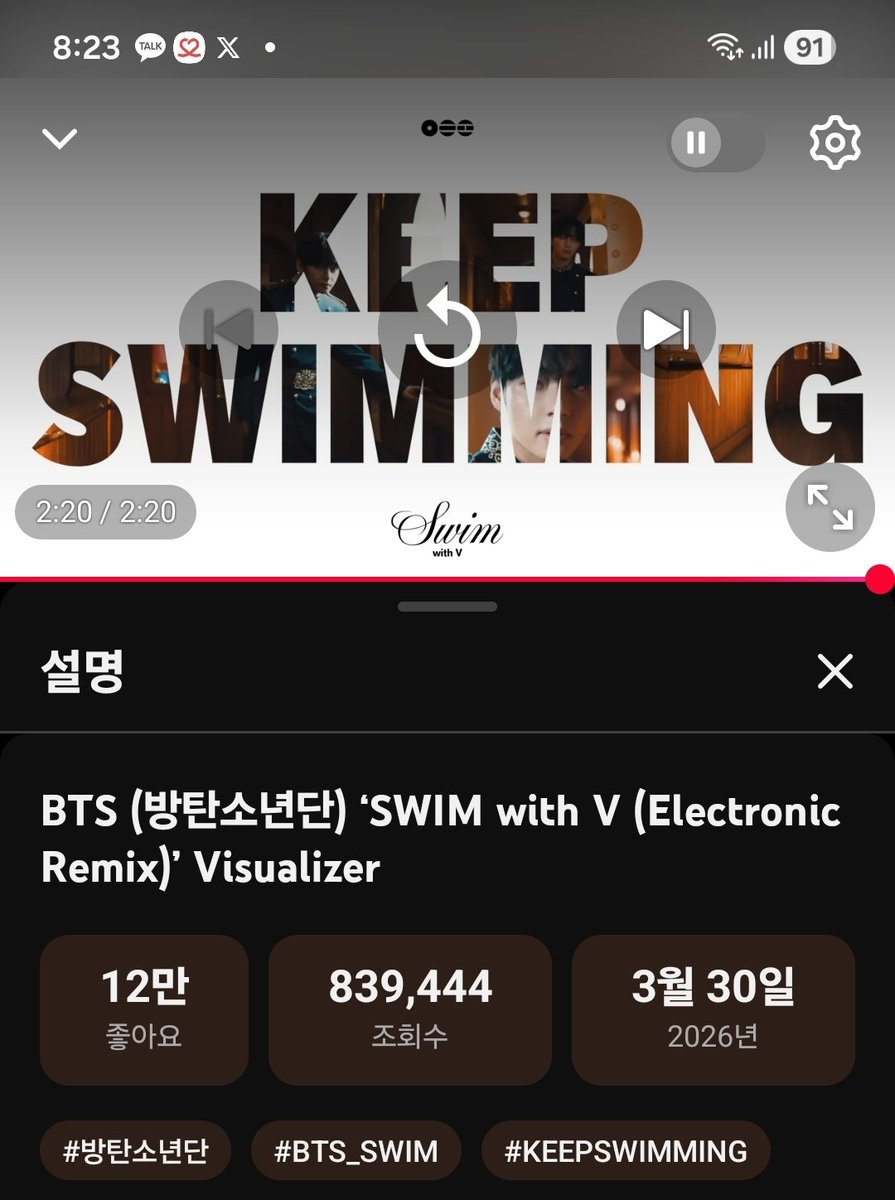 taeyuki0307's tweet image. 스윔 SWIM with V 🏊‍♂️ 🏊‍♀️

839,444🔝🔥🔥🔥

 #BTS_ARIRANG #SWIM 
#BTS_SWIM #KEEPSWIMMING
#Taehyung 

🔗youtu.be/41nkpICiPn4?si…