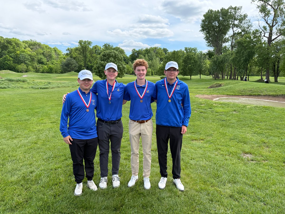 HowellGolf's tweet photo. 4 out of 5 Francis Howell JV golfers finished in top 12 of JV GACs

Andrew Vaughn was JV GAC South Tournament Champion with a 77! Would have been 9th in Varsity GACs

Jonas Blankenship was 2nd (79)

Blake Brown - 80 (4th)  
Aiden Kohn - 86 (12th)
Hudson Linnenbringer - 87 (13th) https://t.co/ZR9NdEwuNo