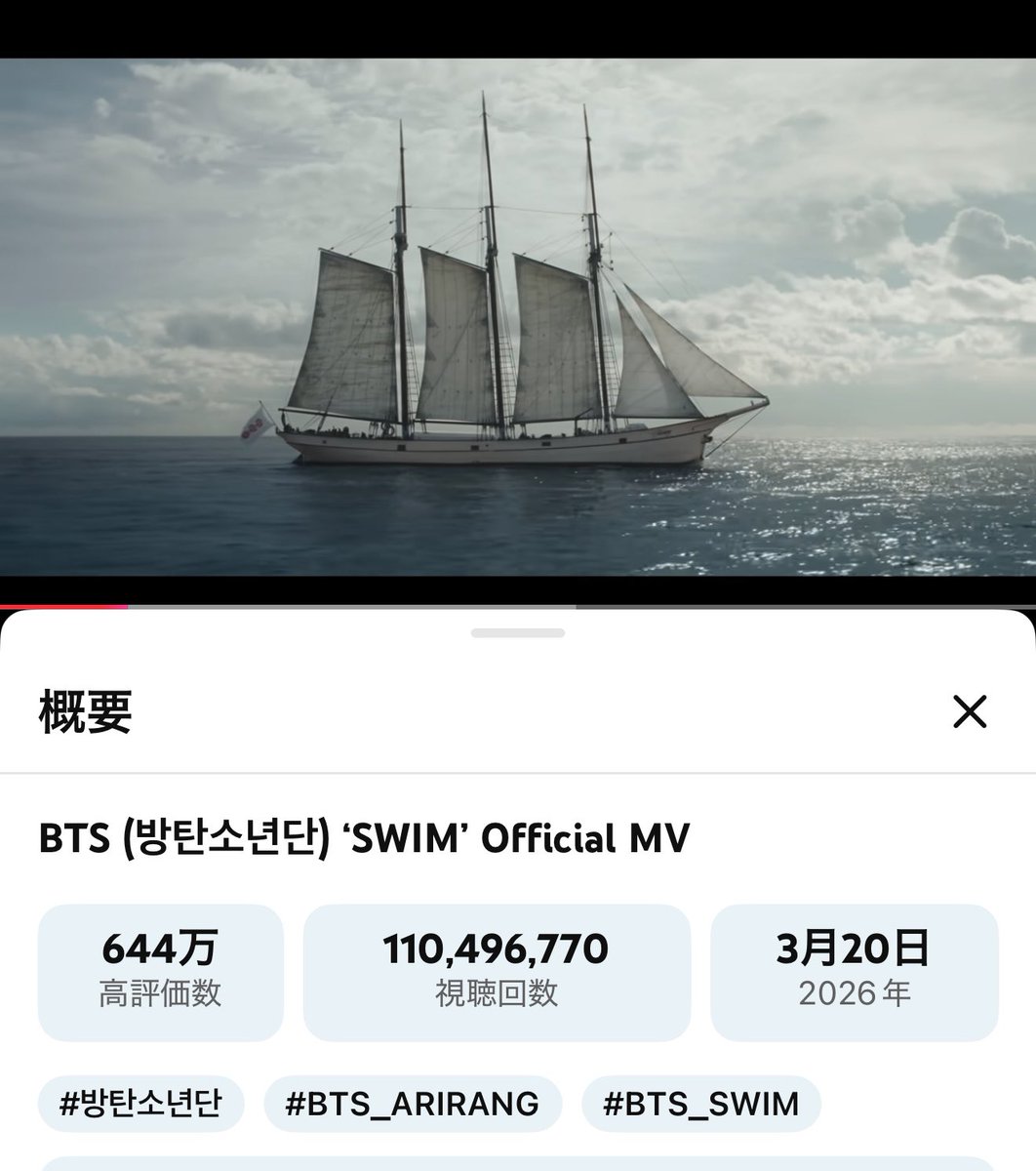 sugi5163's tweet image. 聴けば聴くほど好きになる🥰
素敵なアルバム💿をありがとう💜
大切に聴きます✨✨

#swim
#IntotheSun 
#bts_arirang