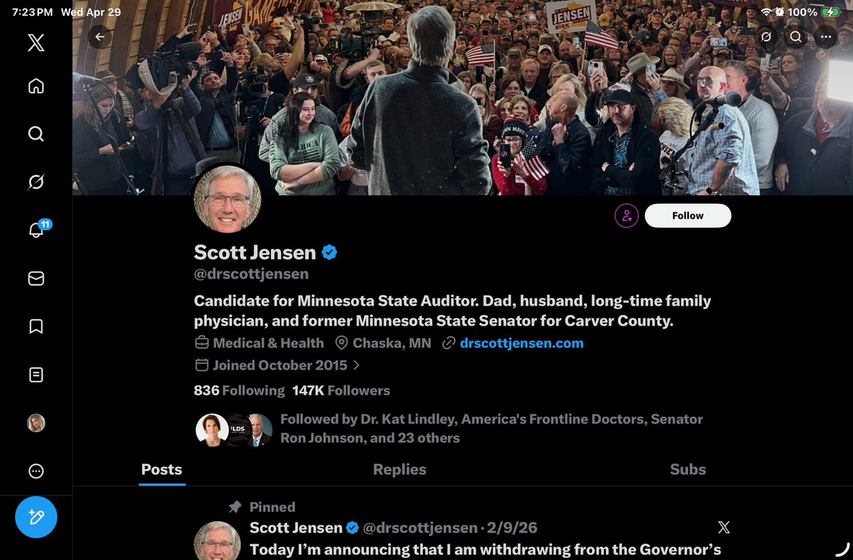 KingsDaughterz's tweet photo. @MaryBowdenMD Please consider Dr. Scott Jensen.
He addressed this very issue back in 2020-21.
It nearly cost him his medical license. https://t.co/IRY4g9sdy8