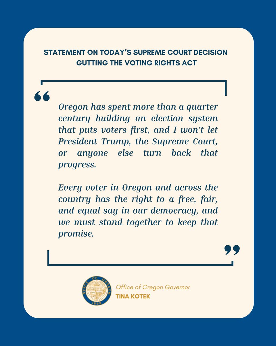 Governor Tina Kotek tweet media