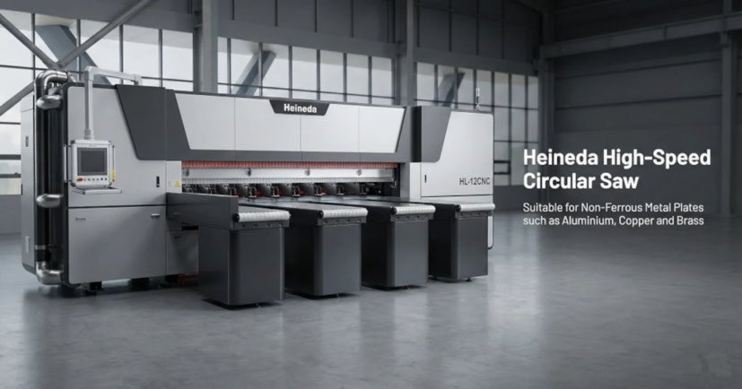 HeinedaSaw's tweet image. Full-automatic aluminum sawing ≠ speed

 Most people ask: “How fast is it?”
 But in real production, speed isn’t the key.
What matters:
 • Continuous operation
 • Less manual handling
 • Stable accuracy over long runs

#Aluminum #Manufacturing #Automation #CNC #Industry40
