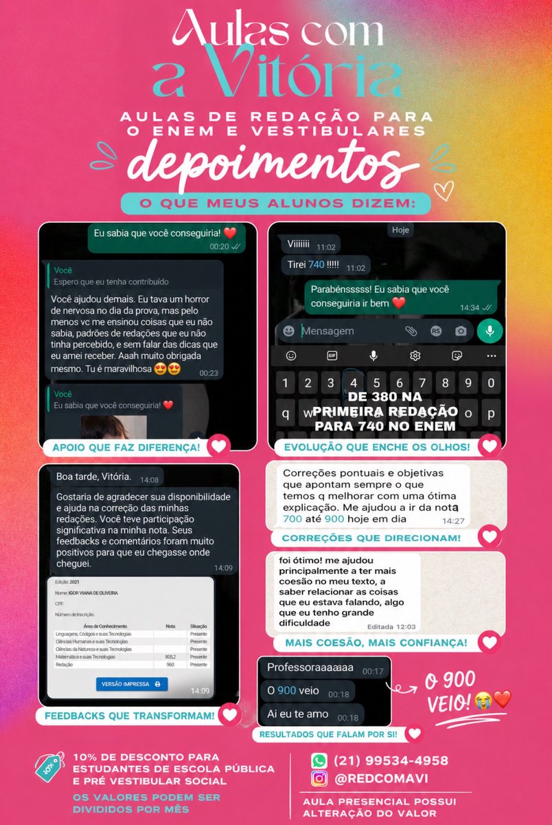 Vitória Carvalho | REDAÇÃO E TRABALHOS tweet media
