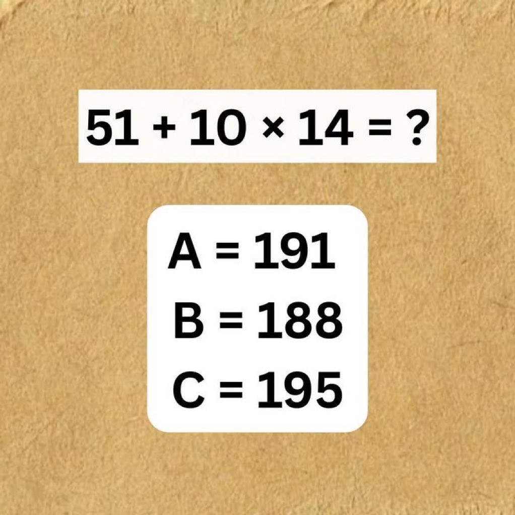 What's your answer?