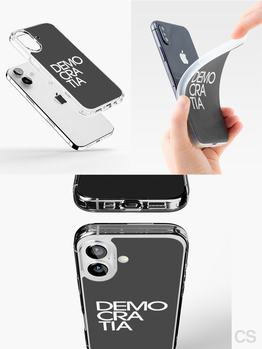 caecussocietas's tweet image. 🕊️📱 DEMOCRATIA - iPhone soft case

Minimalist, ultra modern text design of DEMOCRATIA - Democracy.
Samsung Galaxy phone case also available.

redbubble.com/i/iphone-case/…

#iPhoneCase #phoneCase #PhoneCaseLover #proDemocracy #saveDemocracy #democratic #minimalist