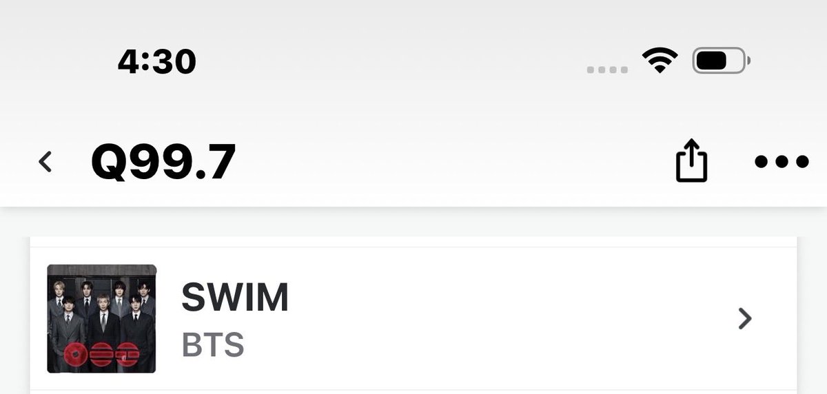 goreigo's tweet image. Thank you @Q997Atlanta for playing #Swim by @BTS_twt 💜🙏😊🙌