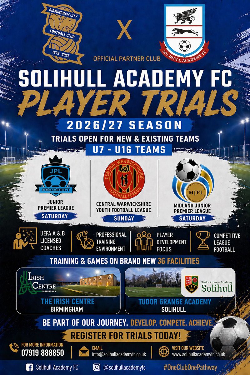 Solihull Academy FC tweet media