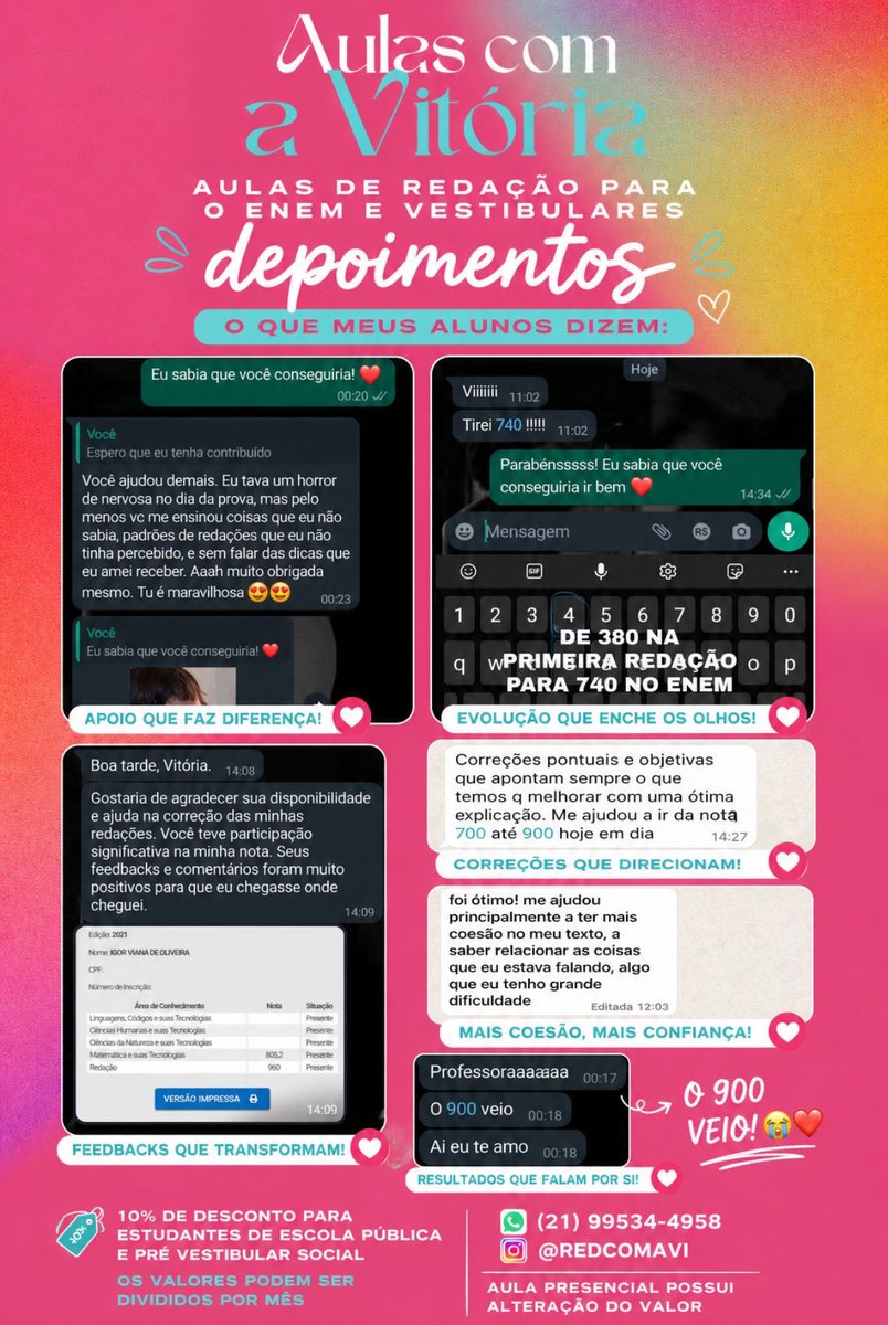 Vitória Carvalho | REDAÇÃO E TRABALHOS tweet media