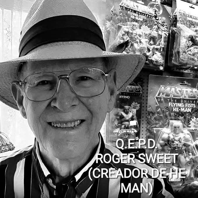 WendyGalvez's tweet image. Nos dejó Roger Sweet el creador de HE-MAN.
 Gracias por la infancia maravillosa que nos diste, amigo ❤️ 
#heman