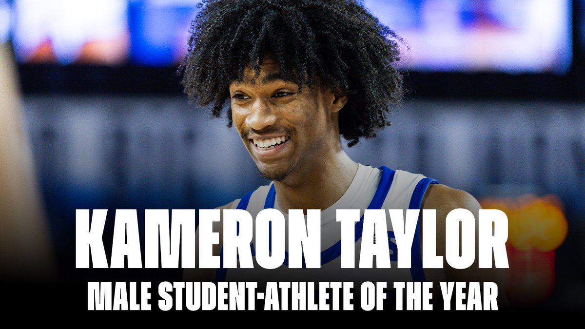 UNCAvlBulldogs's tweet photo. Your Male Student-Athlete of the Year is Kam Taylor of @UNCAvlMBB! 

#ALLinAVL https://t.co/tT8Qy6lFZa