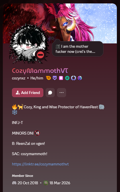 CozyMammothVT🦣Mammoth King 👑PRE DEBUT EN VTUBER tweet media