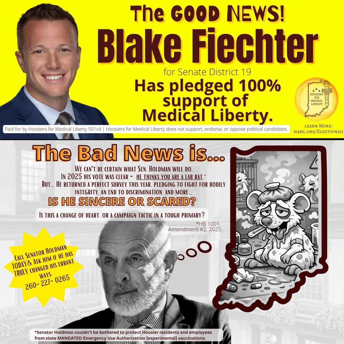 Hoosiers for Medical Liberty tweet media