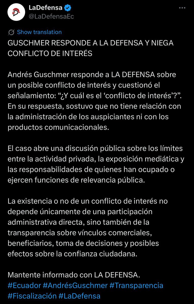 Andrés Guschmer Tamariz tweet media