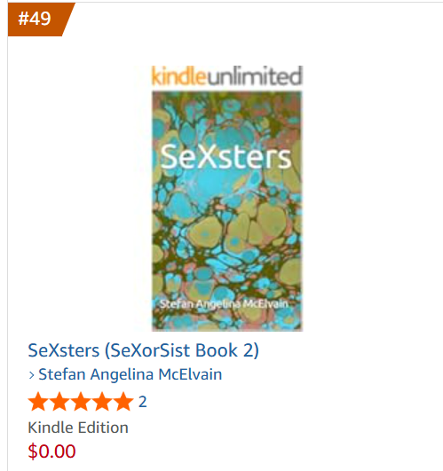 stefanangelinaM's tweet image. Not a bad start
Amazon #bestseller
#49 in Erotic Science Fiction
#58 in Alien Invasion Science Fiction eBooks

Download yours today
#LimitedTimeOffer