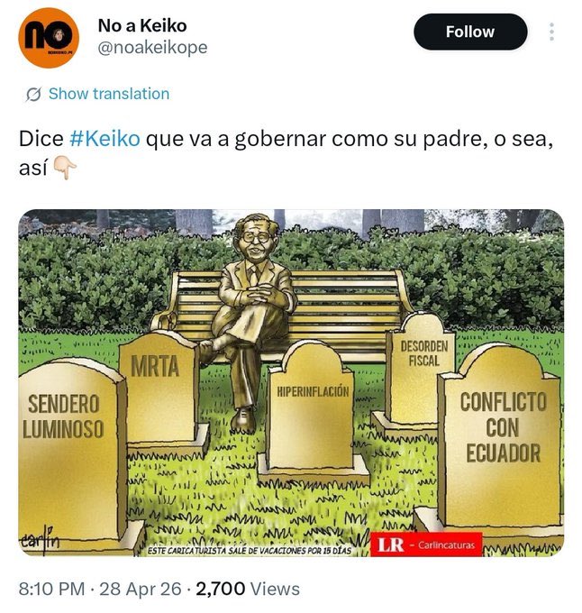 Perú Out Of Context tweet media