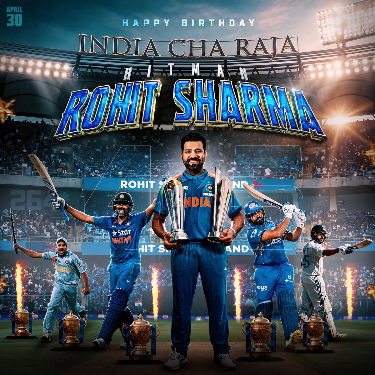 ScientistBoo's tweet photo. மகிழ் திகழ் பிறந்தநாள் வாழ்த்துக்கள் 💐🎂 Hitman @ImRo45
#HBDHitman
#HBDRohit https://t.co/PkDQR3TXbG