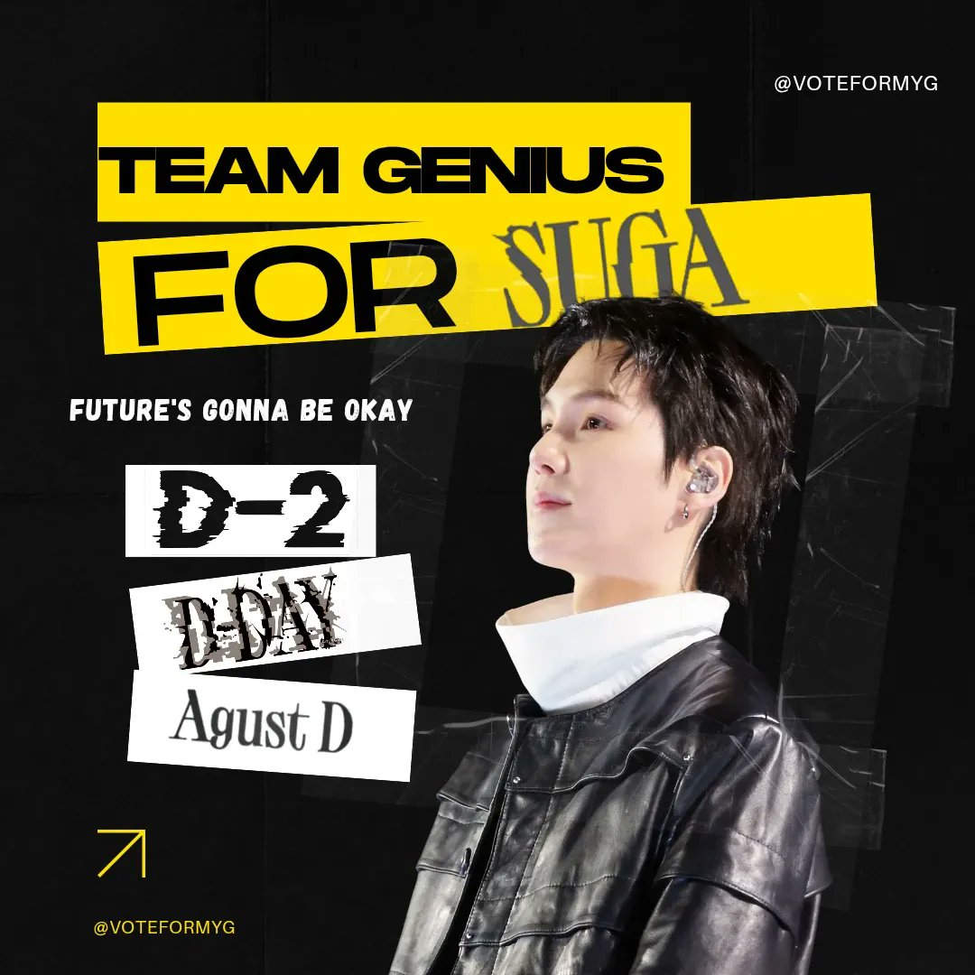 [🗳️| CHOEAEDOL ]

☆~ Team Genius for SUGA Post ~☆
➜ 30/04/26

This is our post for today 🐈‍⬛🌟
🔗 myloveidol.com/articles/31741…
Thank you for participating in our Team Posts! ♡

#SUGA #AgustD #슈가