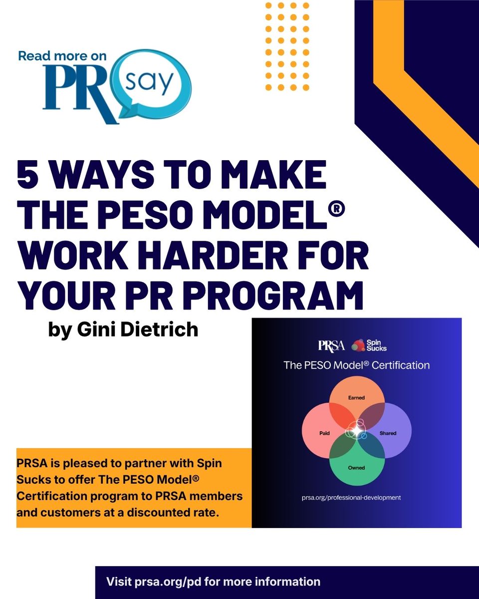 PRSA tweet media