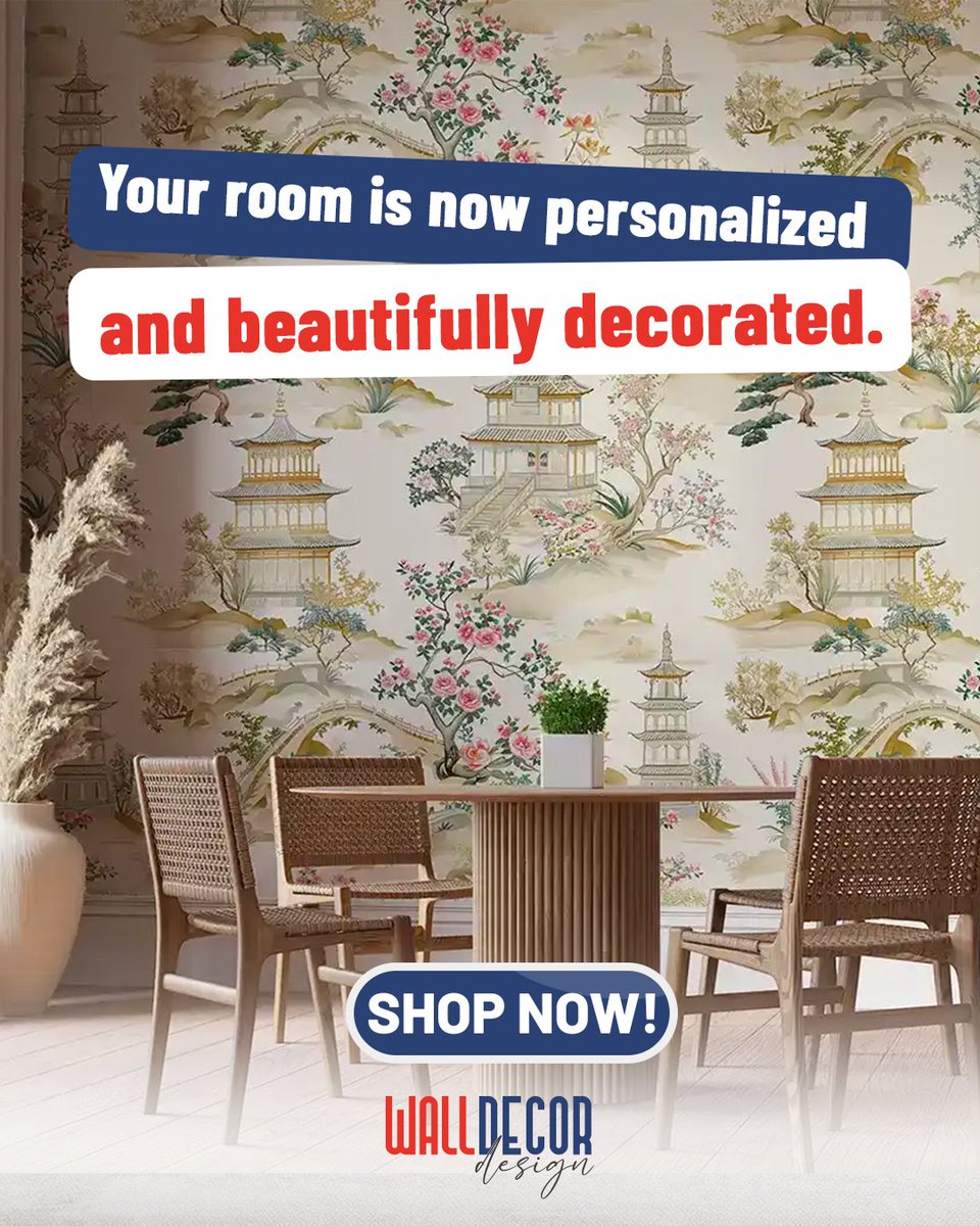 walldecorus's tweet image. Why buy a design when you can be the designer? 🎨💻
At Wall Decor Design, you can upload your own art and we'll turn it into premium, high-quality wallpaper.
Custom vibes only. ✨ 
walldecordesign.com/products/custo… 
#HomeDecor #InteriorDesign #CustomMade #WallArt
