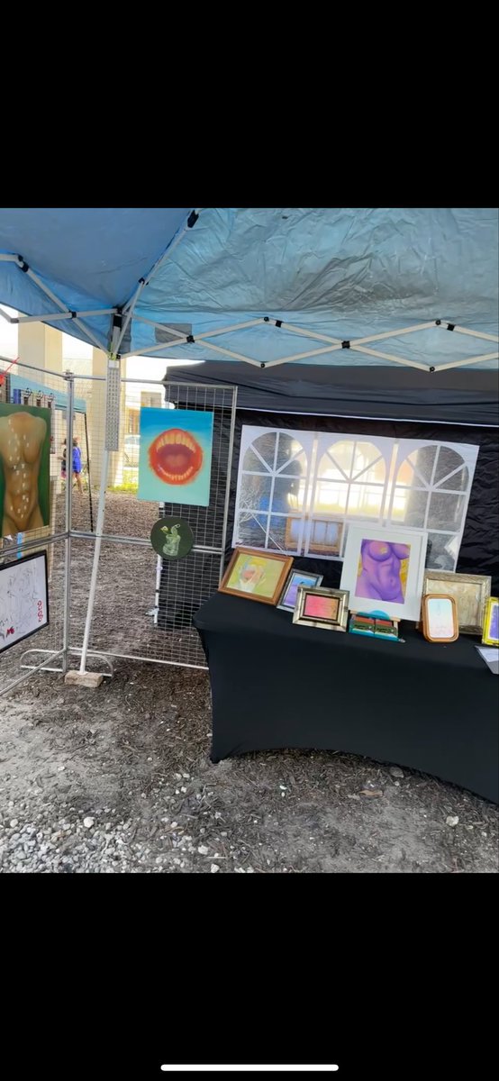 Magicfluffyshop's tweet image. First vs most recent art fair #artfairs #artshow #paintings #drawings #mixmedia