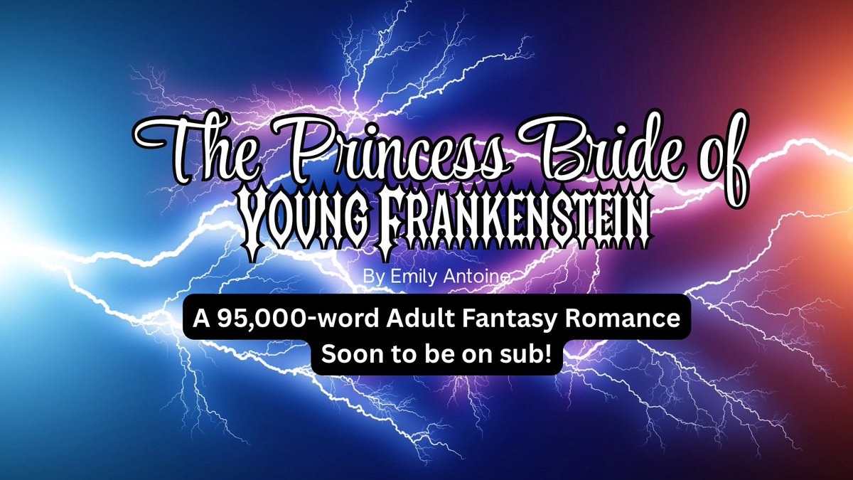 eantoine_writes's tweet photo. THE PRINCESS BRIDE OF YOUNG FRANKENSTEIN

What if Victor Frankenstein really animated a corpse in 1816?

What if science and magic were linked?

Once Upon a Time x Penny Dreadful

💾Gothic Manor, but make it 1992
🩷Duel POV romcom
❤️‍🔥 Reluctant allies

#questpit #ag #a #rf https://t.co/BqgnDBL6gq