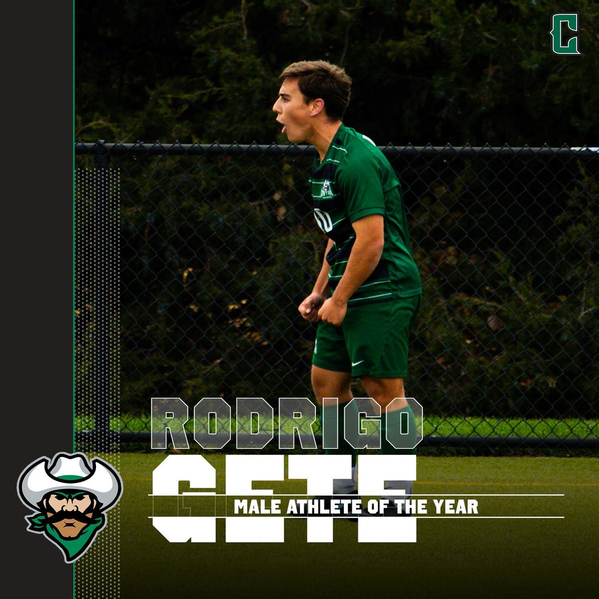 CCCRaiders's tweet photo. 𝓒𝓸𝓷𝓰𝓻𝓪𝓽𝓾𝓵𝓪𝓽𝓲𝓸𝓷𝓼‼️

This year’s finalists for ATHLETE OF THE YEAR are below… and the winners are Rodrigo Gete for the men and Lexi Fiscus for the women, and Tyler Wolfe for Esports🔥 

#GoRaiders https://t.co/cKHbR9aO5k