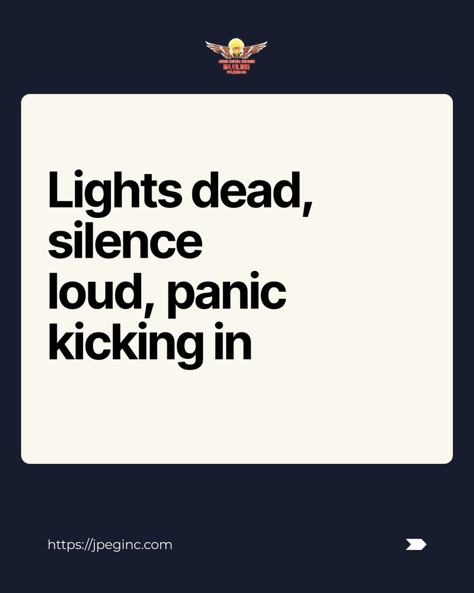 markarruda69919's tweet image. Power out and stress rising? Use a simple, safe checklist before calling, then hand the dangerous work to a licensed electrician who treats emergencies like priority work, not interruptions.

#emergencyelectrician #poweroutage #browardcounty