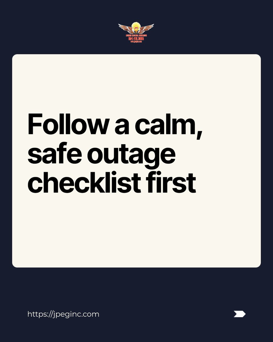 markarruda69919's tweet image. Power out and stress rising? Use a simple, safe checklist before calling, then hand the dangerous work to a licensed electrician who treats emergencies like priority work, not interruptions.

#emergencyelectrician #poweroutage #browardcounty