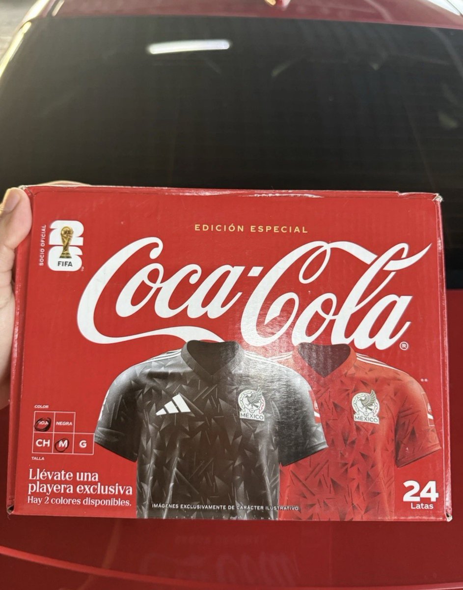 therealmacarpio's tweet photo. Why can’t @CocaCola do stuff like this in the USA like they doing in Mexico @CocaColaMx #FIFA2026 https://t.co/B0ekny42qJ