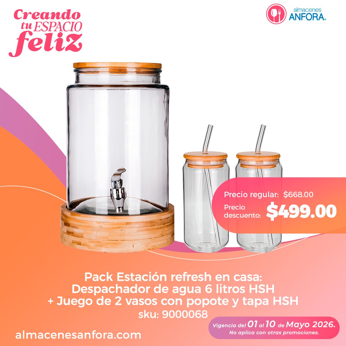 tiendasanfora's tweet image. Visita nuestra tienda en línea y descubre todo lo que tenemos para equipar tu hogar y negocio. 🛒👉  tinyurl.com/27pe4944

#cocina #hogar #tiendaenlinea #TuEspacioFeliz